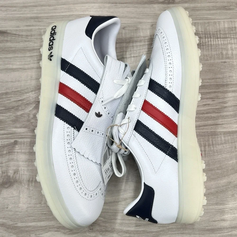 adidas Coursecup Spikeless Golf Shoes Mens 12 USA Red White Blue New IH2266